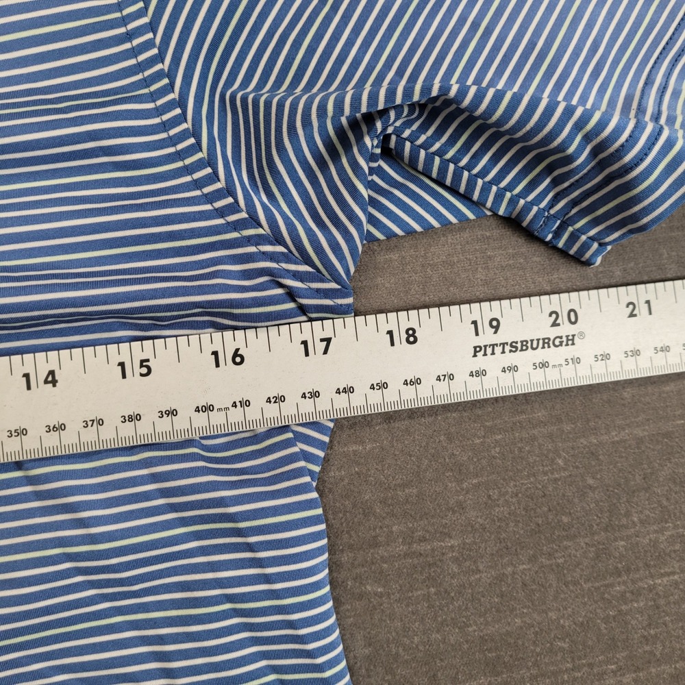 Vineyard Vines Shirt Womens Polo Striped Golf Athletic Short Sleeve Blue Size XS - Picture 9 of 12